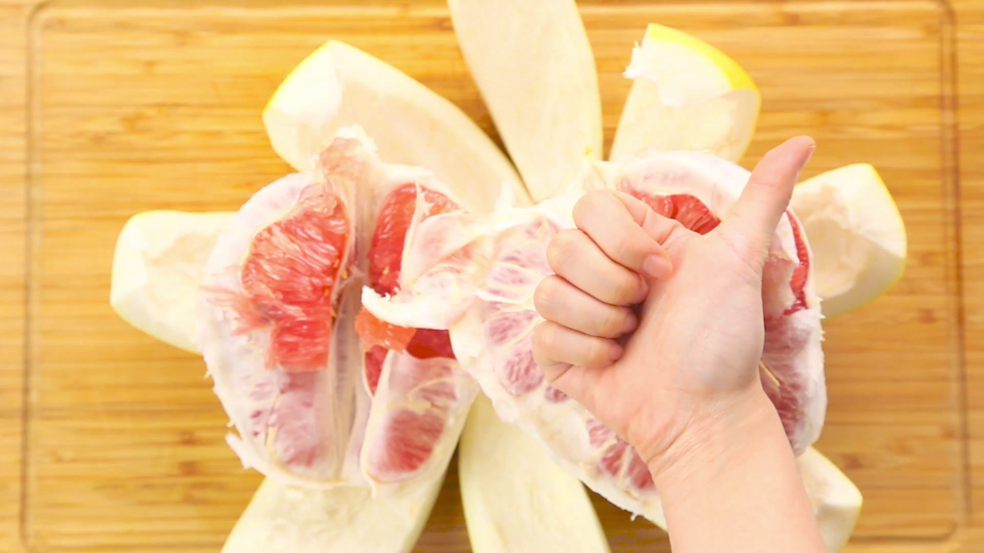 柚子皮的3种正确剥法