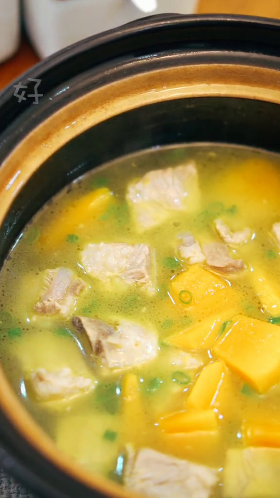 排骨南瓜汤的做法,排骨南瓜汤怎么做好吃,排骨