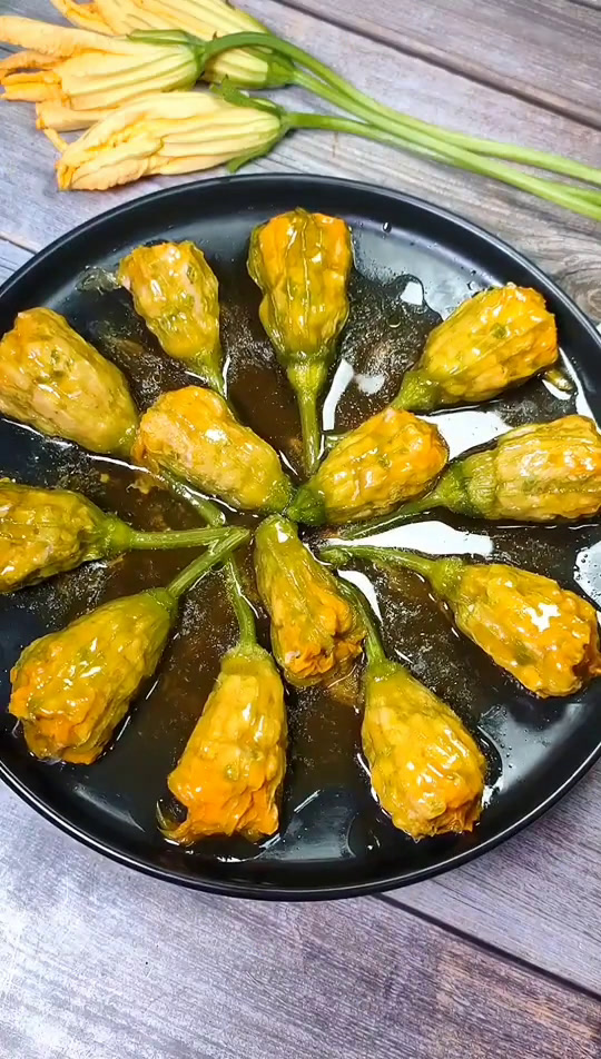 南瓜花酿肉怎么做好吃