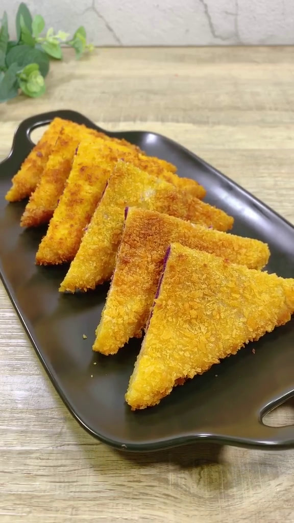 鲜奶炸吐司的做法步骤图,鲜奶炸吐司怎么做