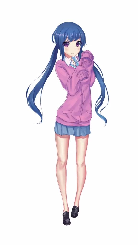 双马尾的不同画法?